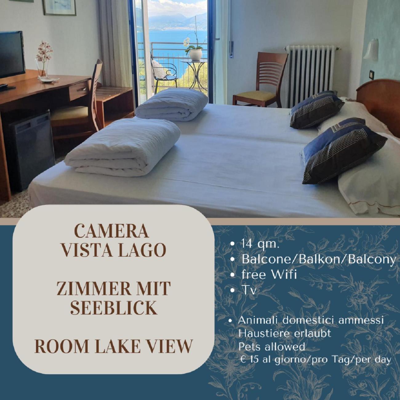 Hotel 2 Palme Торри-дель-Бенако Экстерьер фото